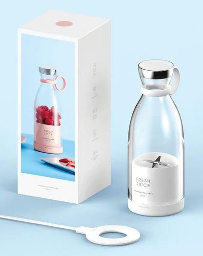 Portable juicer blender with sleek design and clear body perfect for fresh juice on the go